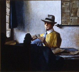 David Warrilow in a Vermeer Interior