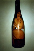 Modigliani Bottle Green Glass