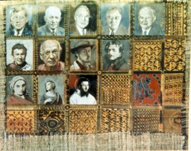 Presidents, Artists, and Saints: A Wall Hanging